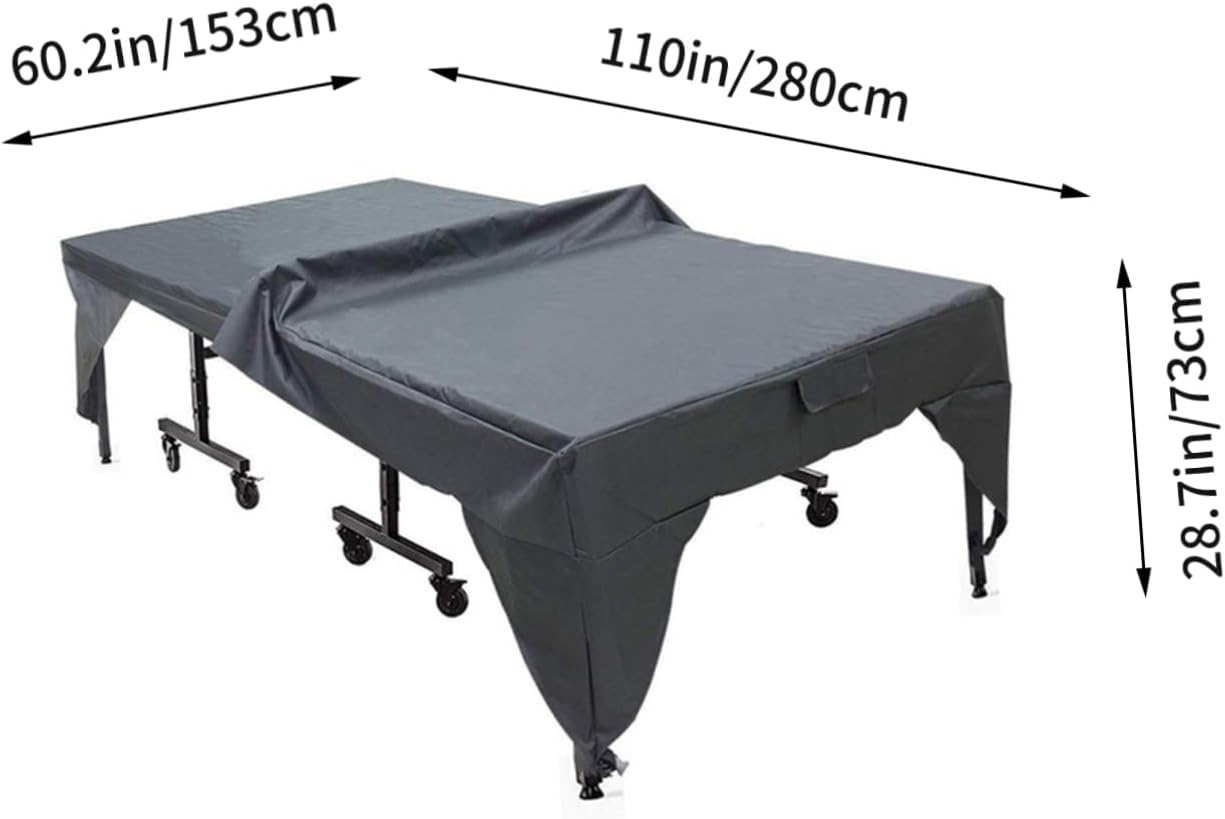 YARNOW Outdoor Cover for Table Tennis Table Furniture for Garden and Patio Weather-resistant and Design