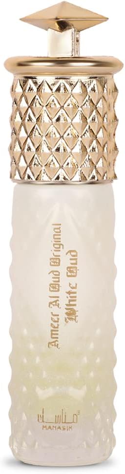 Ameer Al Oud Original White Oud Premium Attar, Floral, Aromatic & Woody Soothing Fragrance, Long Lasting Roll on Itra For Men, 6ml