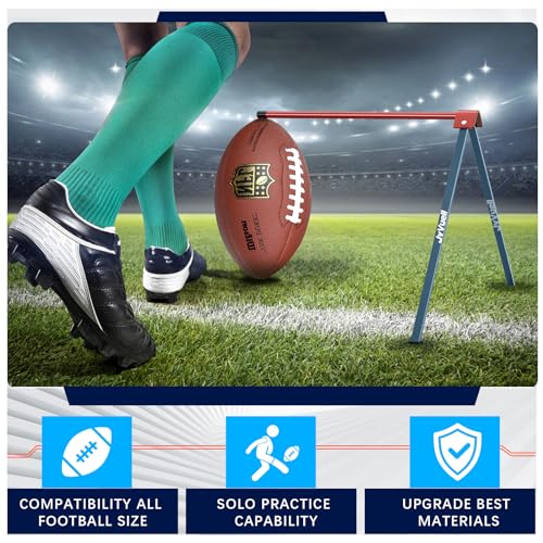 image for JvVuell Football Kicking Holder Tee, Metals - Field Goal Kickoff Train
