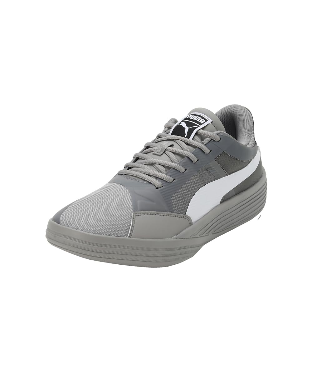 Puma Unisex-Adult Clyde All-Pro Team Concrete Gray-White Basketball Shoe - 7 UK (19550908) (B0C9VZCDKQ) Amazon Price History, Amazon Price Tracker