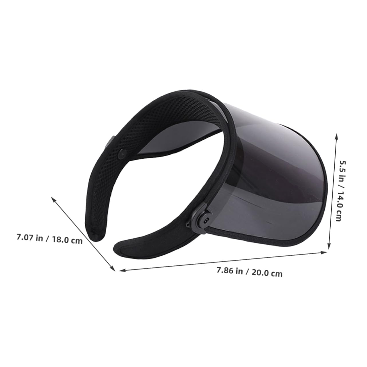 Healeved 2Pcs Summer UV Protection Visors Hats for Women Thickened Open Top Design for Outdoor Activities Comfortable and Breathable Sun Protection Cap for Cycling Hiking and Sports Black