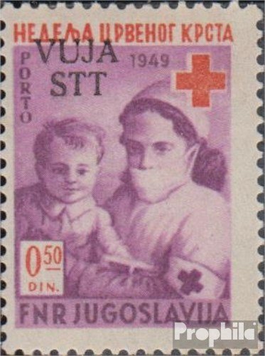 Zp2 (completa edizione) Prophila Collection Trieste - Zone B Zp2 (Completa Edizione) 1950 Zwangszuschlagsporto (Francobolli per i Collezionisti) Croce Rossa