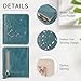 KITEVIUN Small RFID Wallet Women Ultra Thin Slim Womens Wallet Mini Compact Bifold Pocket Ladies Wallets for Women PEACOCK-BLUE