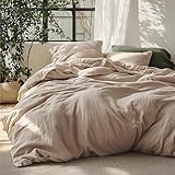Bedsure Linen Duvet Cover King...
