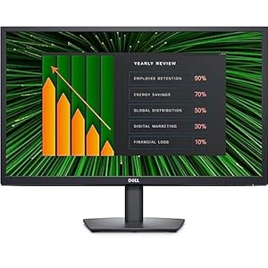 Dell-E2423HN (60.45cm) FHD Monitor 1920×1080@60 Hz, VA Panel, Brightness 250 cd/m², Anti-Glare, Colour Gamut 72% (CIE 1931), 83% (CIE 1976), Response Time, 5ms (G-to G Fast), 3 Year Warranty., Black