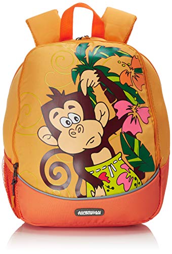 Image of American Tourister Kiddle Polyester 26 cms Yellow School Backpack (FO0 (0) 06 001)