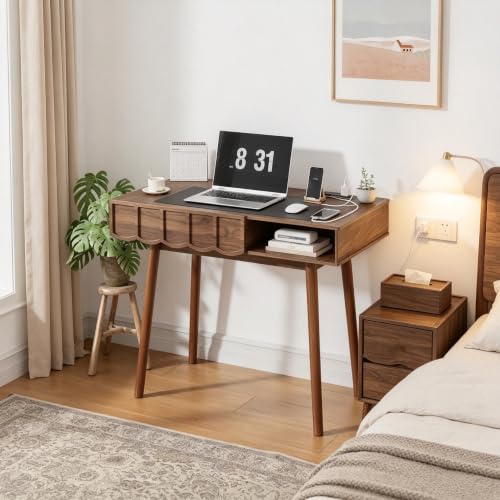 Mid Century Modern Desk with Drawer