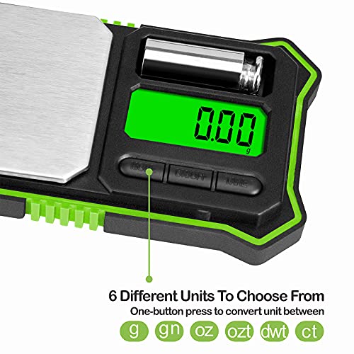 Fuzion Digital Pocket Scale, 200G X 0.01G Jewelry Gram Scale, 6 Units Conversion, Lcd Back-Lit Display, Use For Jewelry/Medicine/Food/Powder/Herb(Battery Included) #TOP4