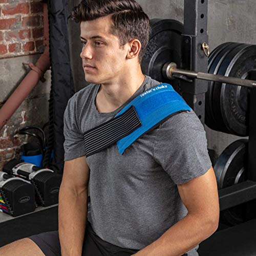 Rester's Choice Gel Cold & Hot Packs (2 Ice Packs) 5X9 In With 1 Adjustable Wrap. Reusable Warm Or Ice Packs For Injuries, Hip, Shoulder, Knee, Back Pain #TOP2