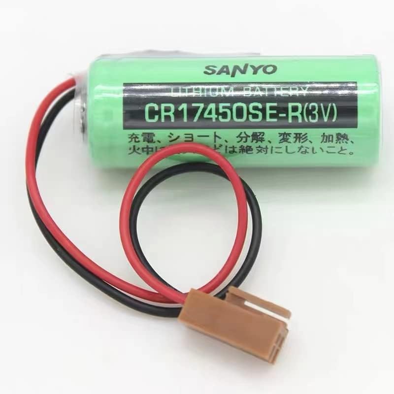 Miniatura 7 de XIAOXX - Batería de litio no recargable CR17450SE-R 3V 2500mAh PLC para FANUC A98L-0031-0012 con enchufe marrón