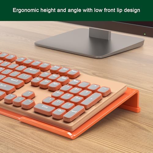 image for BOSSCASA Computer Keyboard Stand Holder - Ergonomic Acrylic Keyboard S