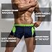 Fansu Bañadores de Natación Hombre Boxeador, Transpirable Pantalones Trajes de Baño Cortos...