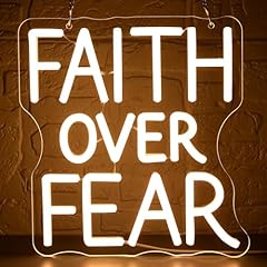 Faith Over Fear-Warm White