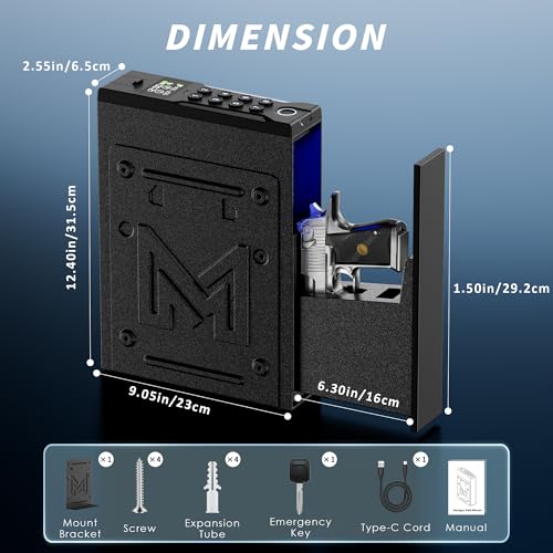 Quick Access Biometric Pistol Safe