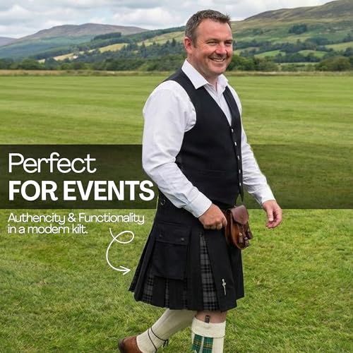 Image of UFS Kilts- Utility Kilt for Men Cotton & Tartan Size 30-66''