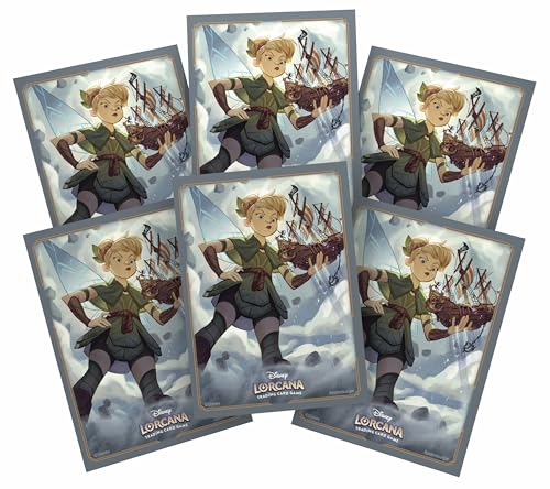 Ravensburger Disney Lorcana TCG Card Sleeves Featuring Tinker Bell - Giant Fairy | 65 Protective Sleeves for TCG Decks | Ages 8+