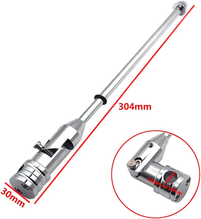 GUAIMI Motorcycle Folding Flag Mounts Adjustable Flag Pole with Texas State Flag (American Flag)