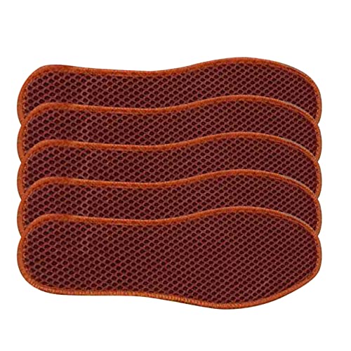 Almofadas Absorvem o Suor, Palmilhas Antiderrapantes de Malha Desodorante de Carvão de Bambu Absorve