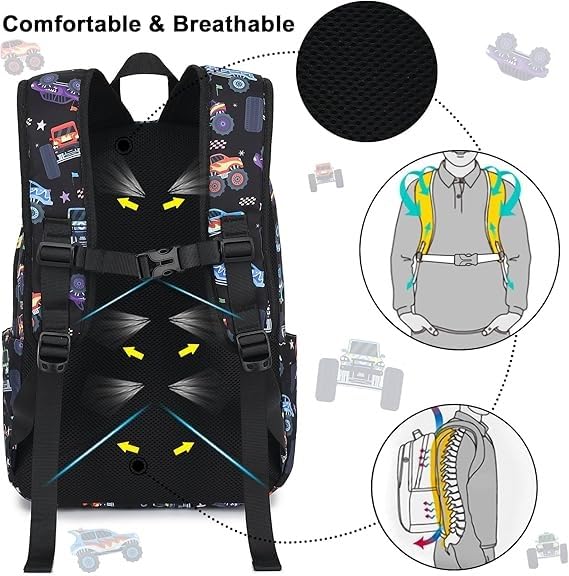 Image of BANQLYN 16-Inch Kids Backpack for Boys & Girls,Preschool Backpack for Kids Girls Small Backpack Purse Kindergarten School Book bags for Toddler Travel,Perfect for School Backpack