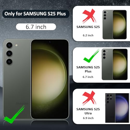 ZOEII Magnetic for Samsung S25+ Plus Case for S25 Plus [with Camera Lens Cover] [Compatible with MagSafe] Protective Cover for Galaxy S25+ Plus 6.7 Inch, Purple by ZOEII - Used condition - Image 6