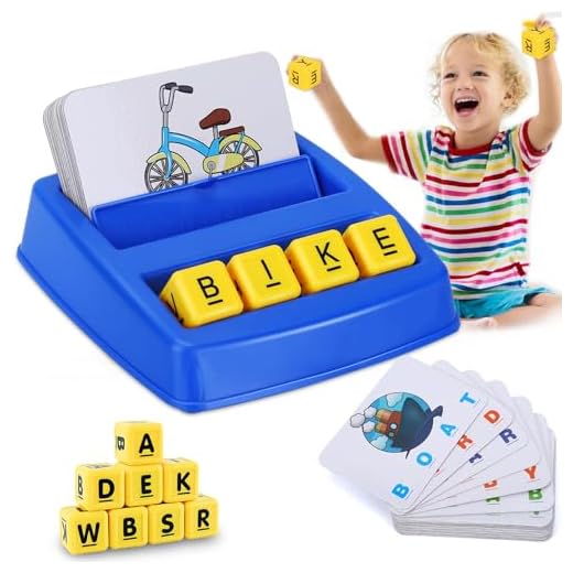Matching Letter Spelling Games for Kids - Educational Learning Toys for 4 5 6 Year Old Boys Girls Gifts