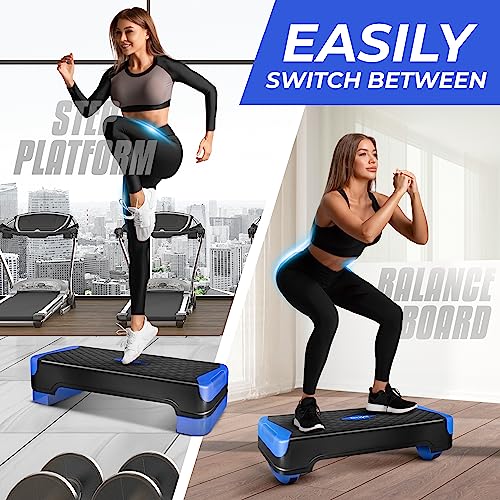 Yes4All D50Q 2-In-1 Adjustable Aerobic Stepper thumb #4
