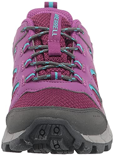 Merrell Oakcreek Low Lace Wtrpf Hiking Sneaker, Paloma/Berry, 5 Us Unisex Big Kid #TOP19