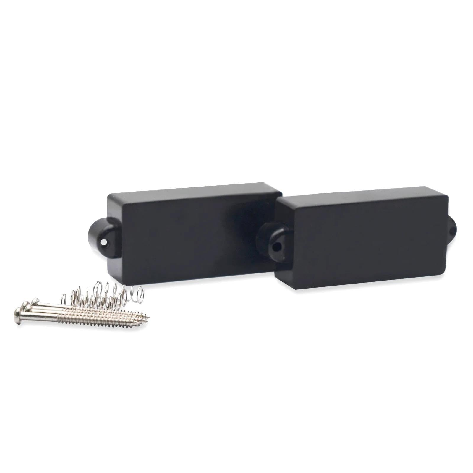 Repuestos Para Pastillas De Guitarra Juego De Pastillas Para Bajo Con Cubierta Cerrada Para Cuerdas | Pastillas Humbucker selladas en negro para bajo eléctrico