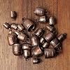 Handmade Vintage Indian Tin Bells Rustic Chime With Wood Striker Tin Cow Bells For Crafts Anniversary Cattle Party Favors Wall Art Orchard Garden Art 5 Bells In 1 Set Size E
