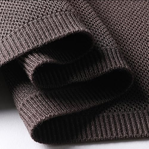 Prendas de punto con botones sobreabrigo de solapa sofisticado masculino 3
