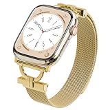 [OMECKY] バンド コンパチブル アップルウォッチ (金, 41mm/40mm38mm S/M)