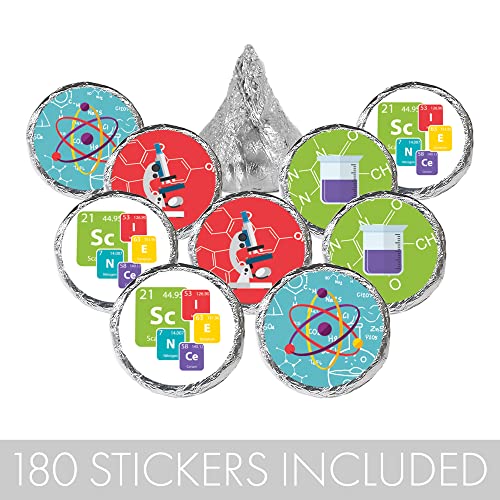 Distinctivs Science Birthday Party Favor Stickers - 180 Labels #TOP3