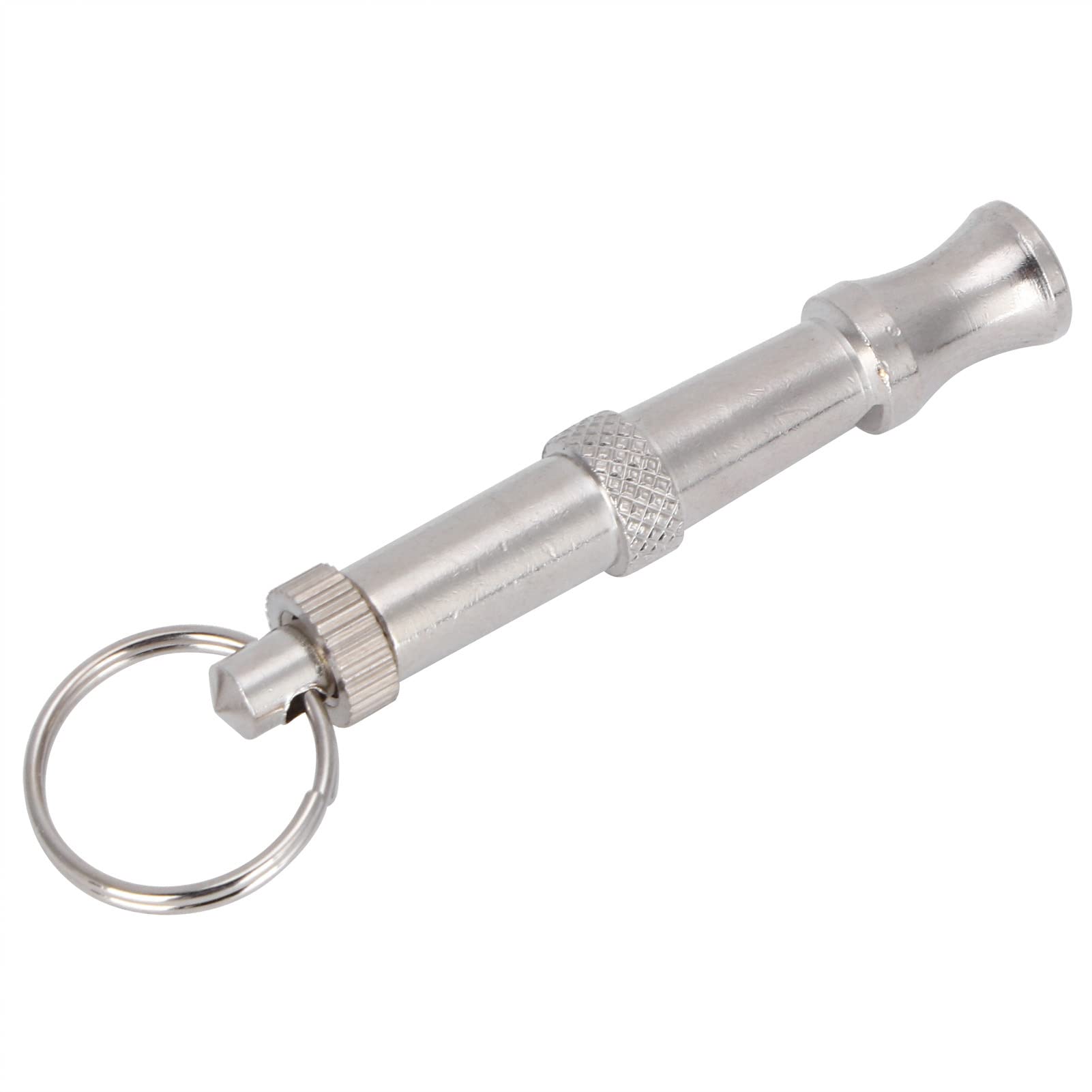 BESPORTBLE Fischietto A Ultrasuoni Per Piccioni E Cani &ndash; In Acciaio Inox, Frequenza Regolabile, Per Addestramento E Richiamo, Argento 6,5 Cm