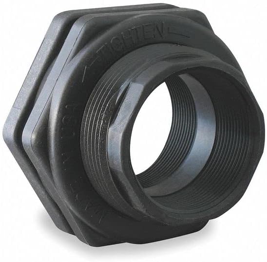 11/2" FNPT Bulkhead Tank Fitting Industrial & Scientific