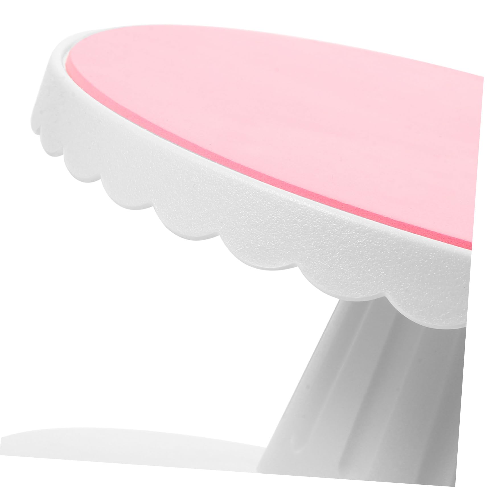 Genérico Plato Giratorio para Decorar Pasteles De 10 Pulgadas Ajustable y Antideslizante Plástico Inclinable para Repostería Uso Fiestas y Celebraciones Incluye Soporte Giratorio