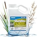 Airmax Shoreline Defense Emergent Weed Control Concentrated Treatment, Aquatic Herbicide (Glyphosate) for Phragmites, Pond Grass & Cattails, 1 Gallon