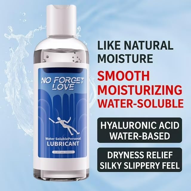 Miniatura 7 de Lubricante personal a base de agua para hombres y mujeres, gel íntimo suave, duradero y no pegajoso, seguro para condones, compatible con juguetes,