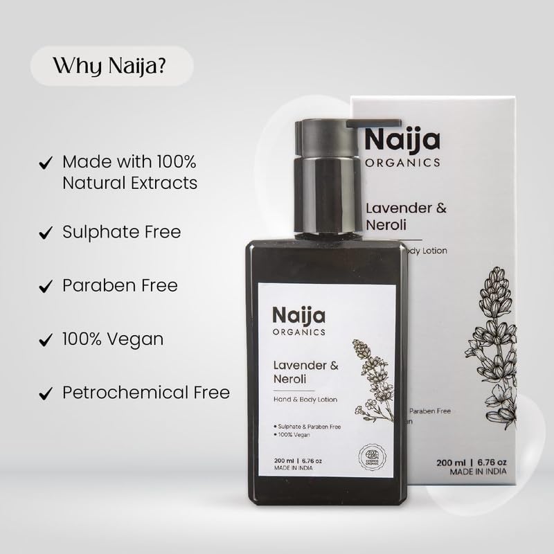 Buy Naija Organics Natural Body Lotion | Lavender & Neroli