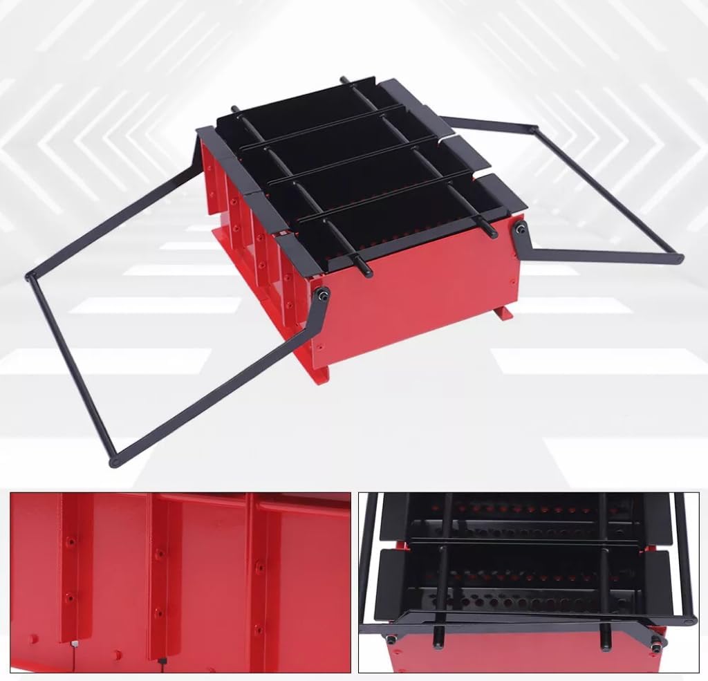 Newspaper Clumping Press, Brick Briquette Machine，Manual Paper-Press Tool Fire Brick Presser Heavy Duty Log Briquette Press Maker for Indoor Outdoor Home Garden Newspaper Stove