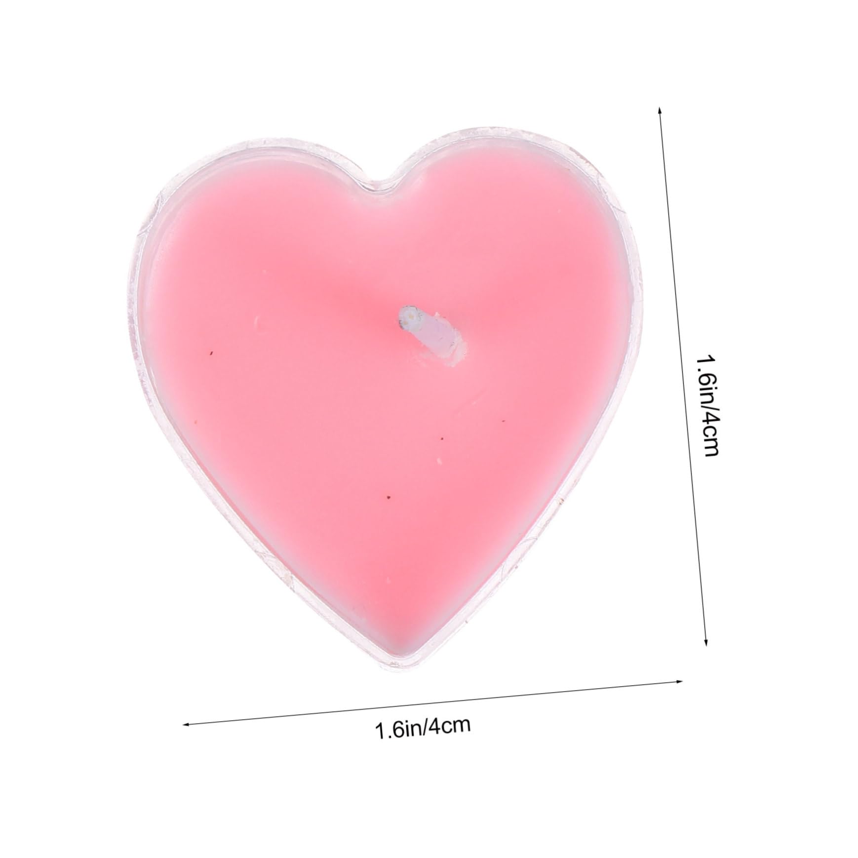 Didiseaon 9Pcs Shaped Tea Light Candles Romantic Scented Candles for Wedding Proposal Home Decor Soft Light for Special Occasions