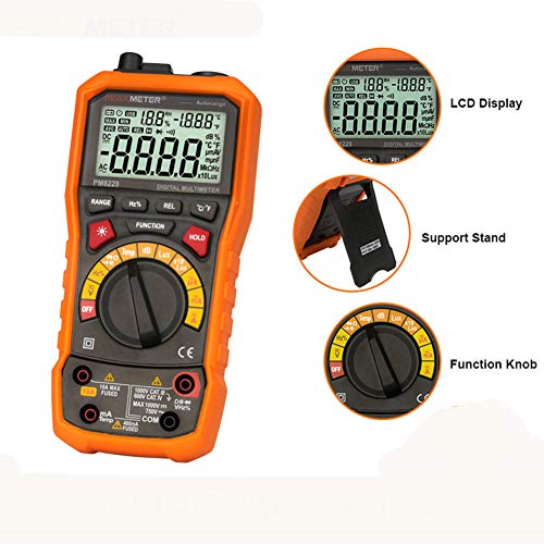 5 In 1 Auto Digital Multimeter With Multi-Function Lux Sound Level Frequency Temperature Humidity Tester Meter #TOP4