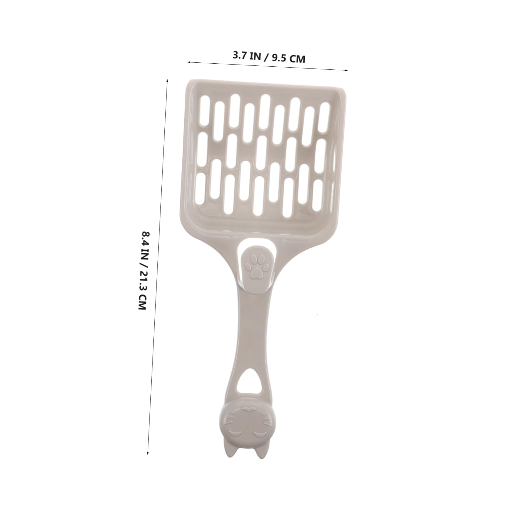 CIYODO Cat Litter Box Sifter Scoop Long Handle Fine Litter Scooper for Pet Poop
