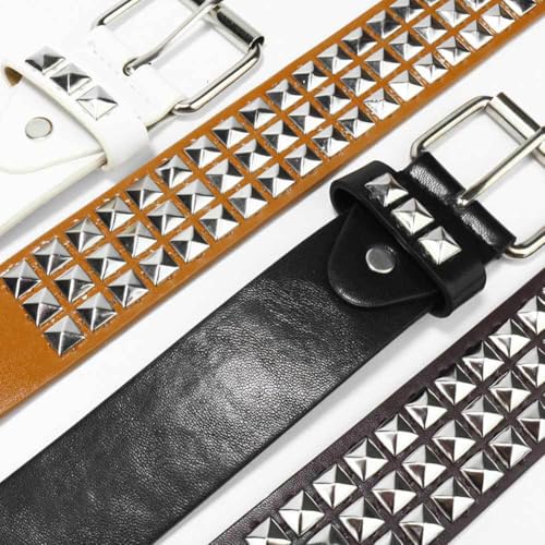 PU Leather Rivet Belt Black Punk Belt Gothic Waist Belt Ladies Dress Jeans Belt Wide Casual Belt Fashion Rock Belt for Women2
