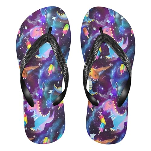 STAYTOP Cute Cartoon Dinosaur Flip Flops Sandals of Men's & Women's,Sandals Beach Slippers Shower Slides