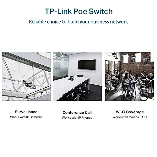 Image of TP-Link TL-SL2428P V4 | 24 Port Fast Ethernet Smart Managed PoE Switch | 24 PoE+ Ports @250W, w / 4 Gigabit Ports + 2 Combo SFP Slots | Omada SDN Integrated | Limited Lifetime Protection | PoE Recovery