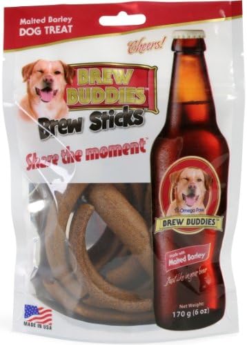 Omega Paw Brew Buddies Brew Sticks, Chicken/Malted Barley