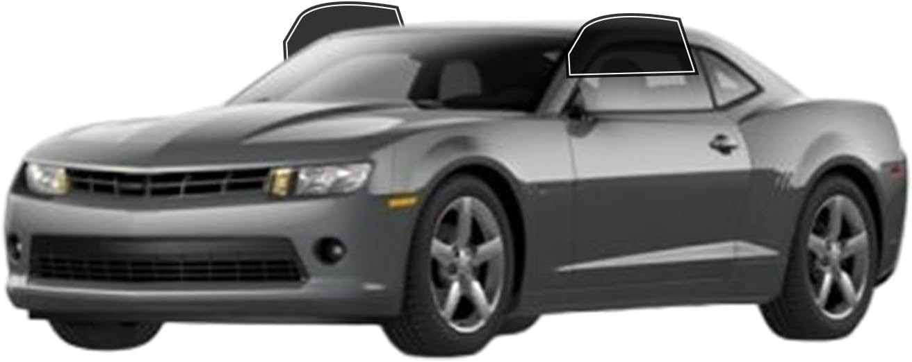 AUTOTEK Precut Window Tint Film for Chevrolet Camaro Coupe 2009-2015 Front Row Window 10% VLT 2Ply Anti-Shatter, UV Block, Privacy Protection, Easy Install, No Trimming Needed,Heat & Glare Reduction