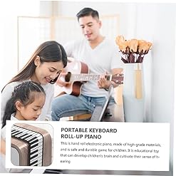 TOPPERFUN rouleau de piano instruments de musique pour adultes piano pour adultes piano debutant piano débutant piano enroulable à clavier portable claviers portables piano enroulable – Image 3