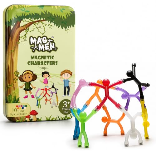 MAGMEN 10-Piece Magnetic Fidget Figures with...