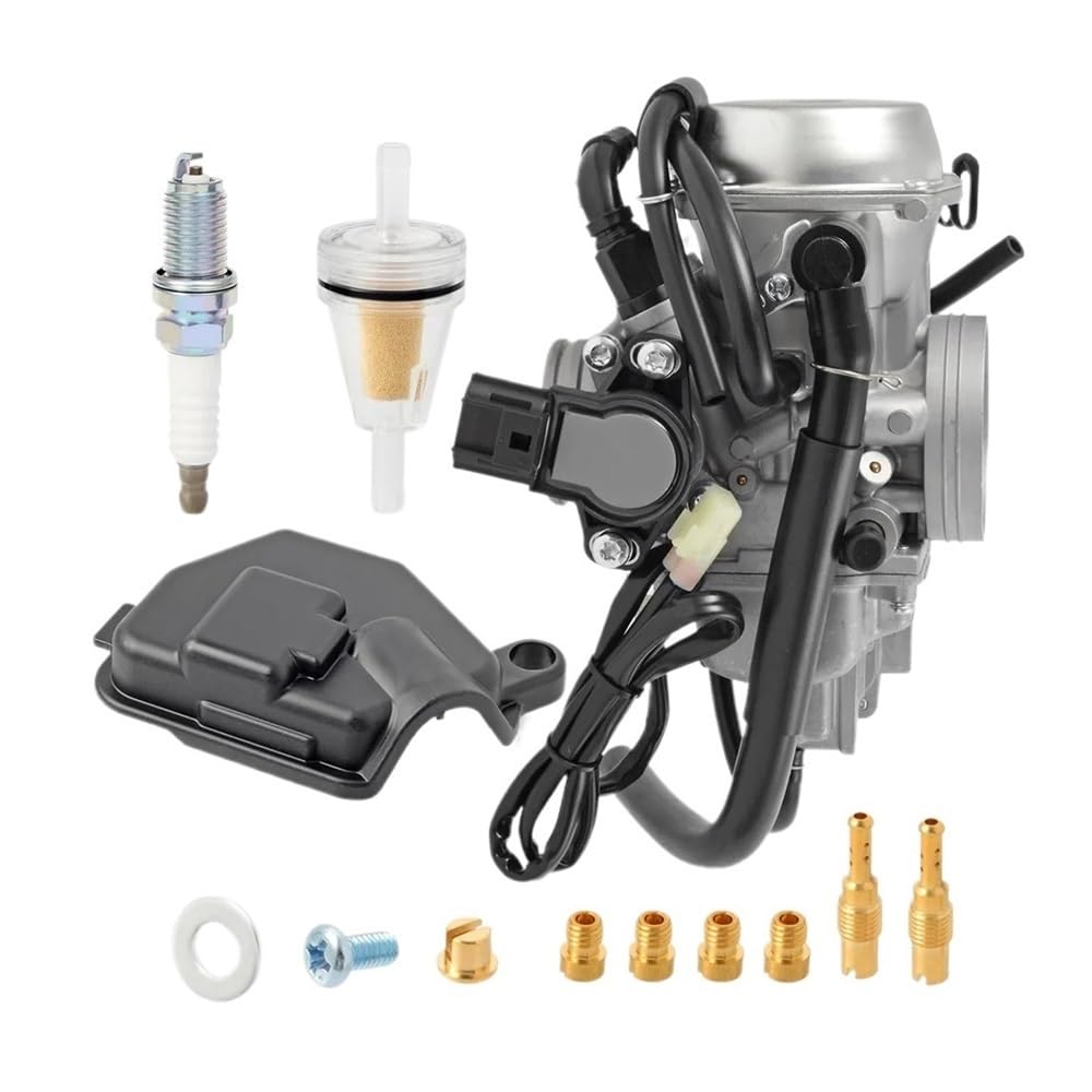 Carburateur et bougie pour moto TRX500FA FGA FPA 2001-2012